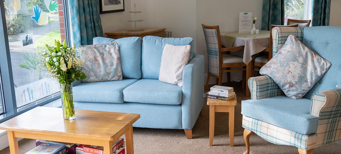 Interior of living area at Castlecroft Castlecroft Residential Care Home in Birmingham