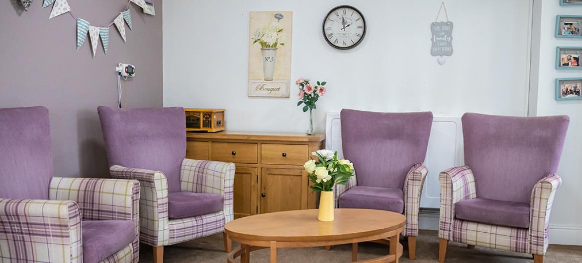 The Laurels Care Home lounge area