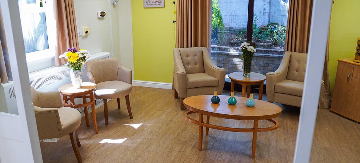 A lounge area at Sherwood Forest