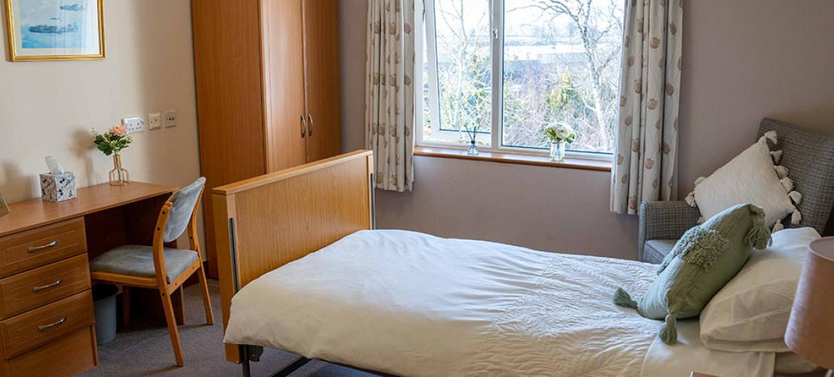 Interior of a bedroom at The Rosary