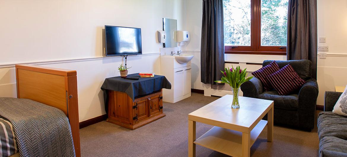 Example bedroom at Tyneholm Stables in East Lothian