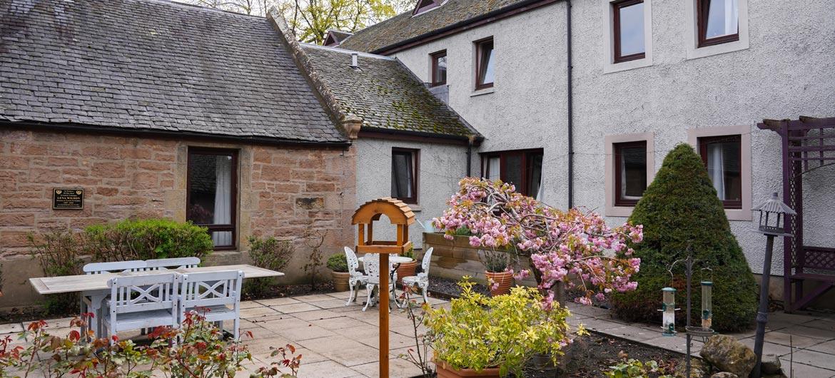 Rear exterior of Tyneholm Stables Care Home in East Lothian