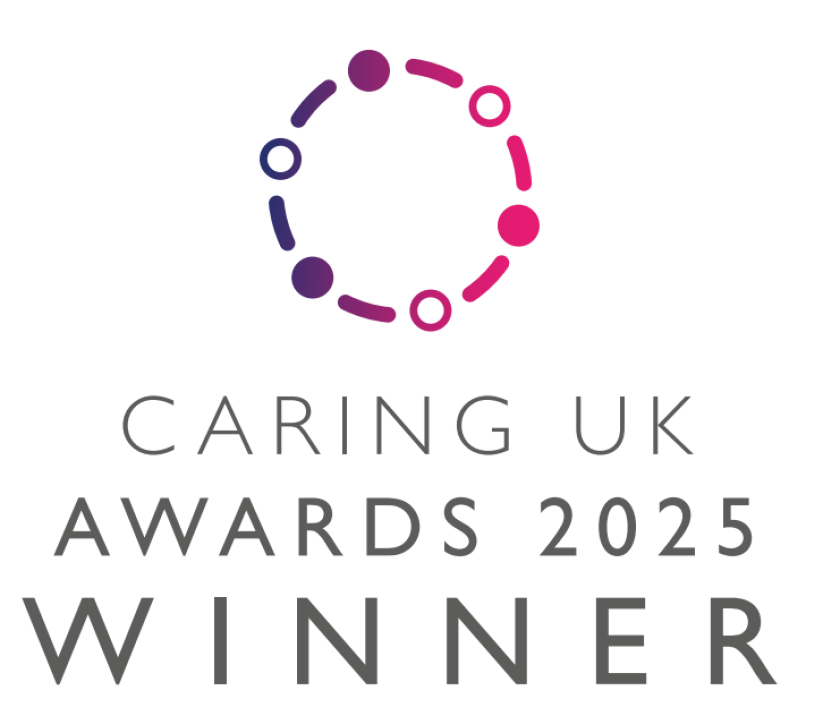 caring uk award winner logo