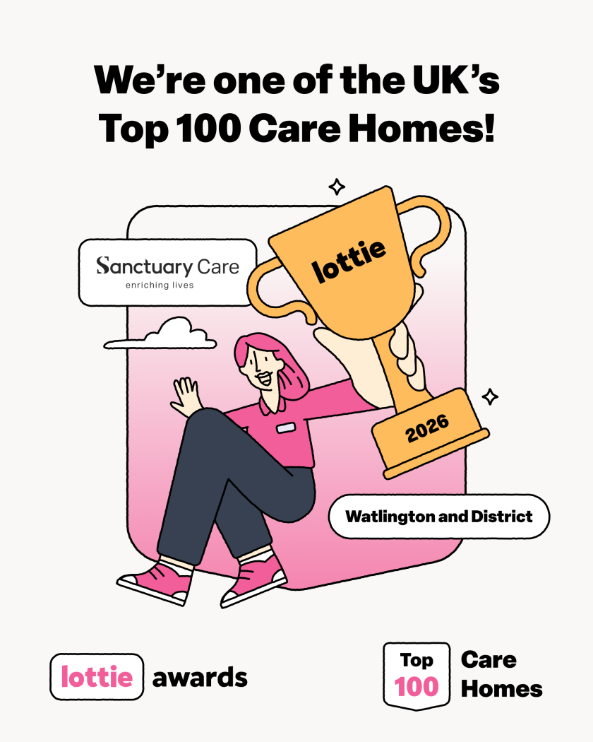We're one of the UK's Top 100 Care Homes