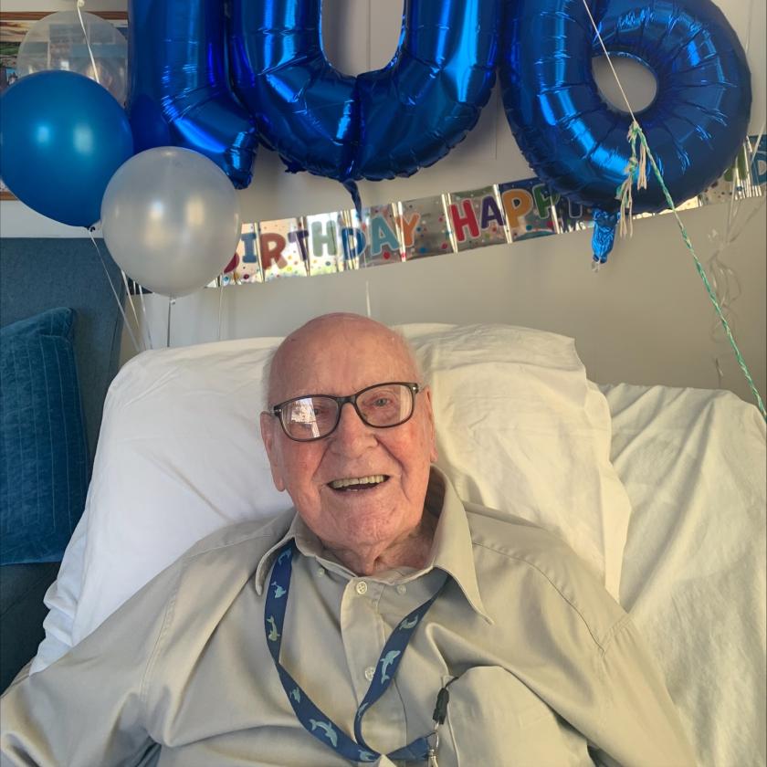 Arthur celebrates 106th birthday at Beach Lawns