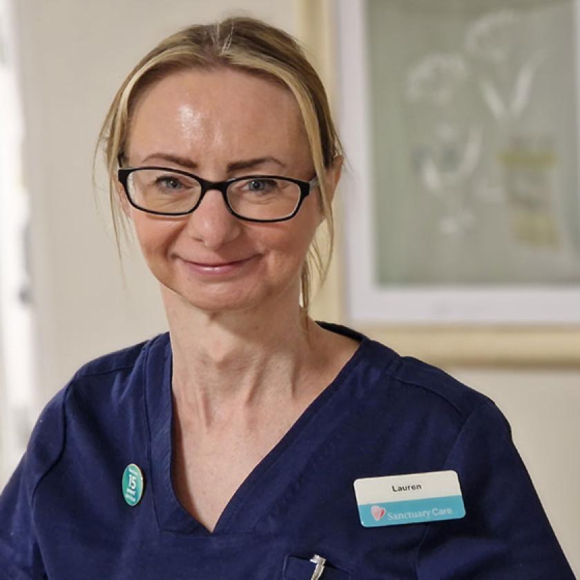Lauren’s 16 years at Wantage Care assistant Lauren at Wantage Residential and Nursing Home