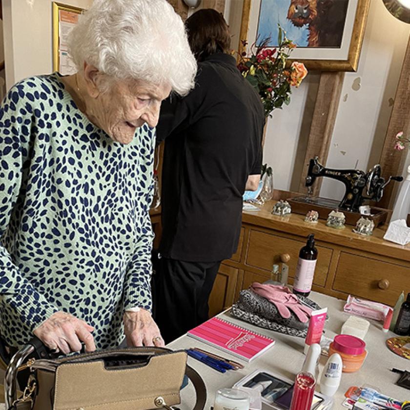 Sanctuary care resident Joan