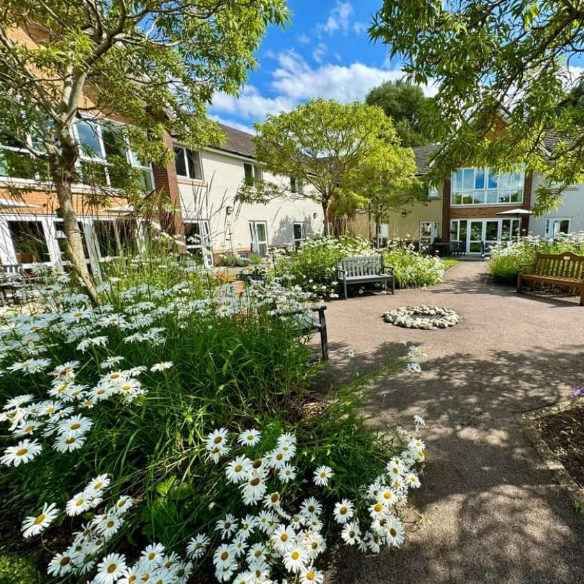 Yarnton Residential and Nursing home garden Beautiful garden at Yarnton Residential and Nursing home in full bloom.