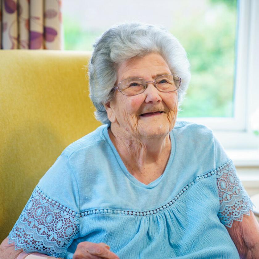 Image of Jessie Rheel at Blackwood Residential Care Home in Camborne Image of Jessie Rheel at Blackwood Residential Care Home in Camborne