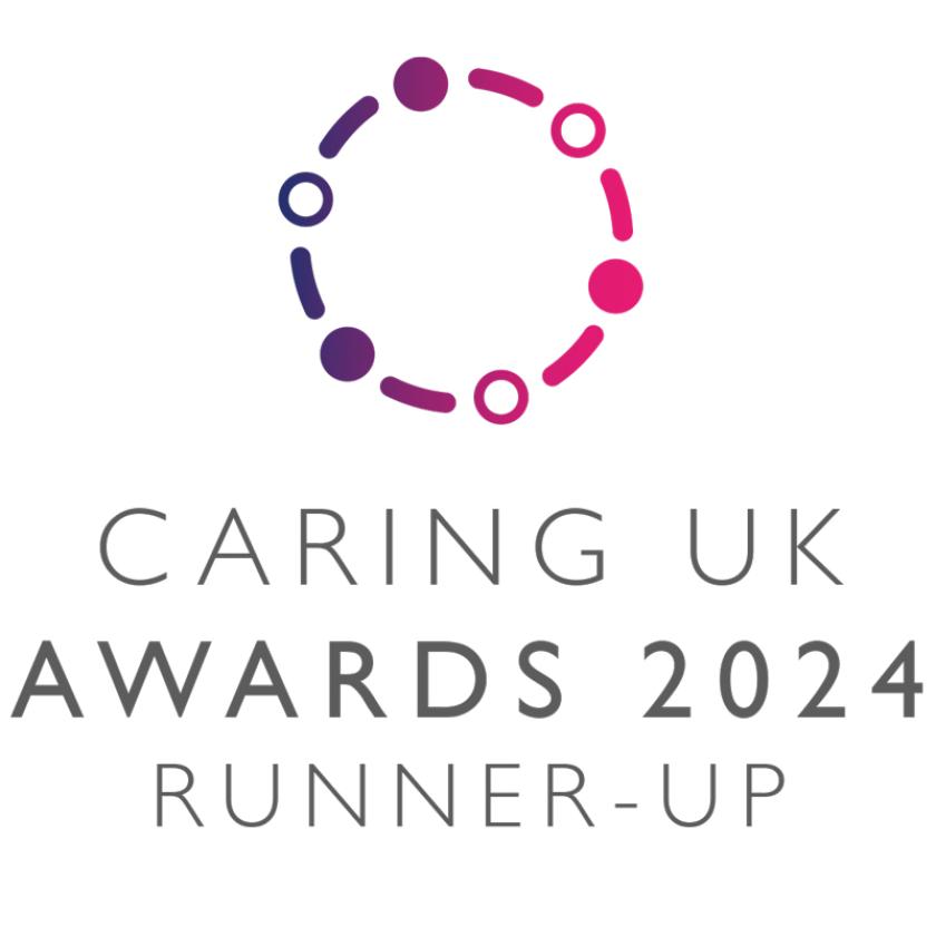 Caring UK Awards 2024 Runner-Up logo