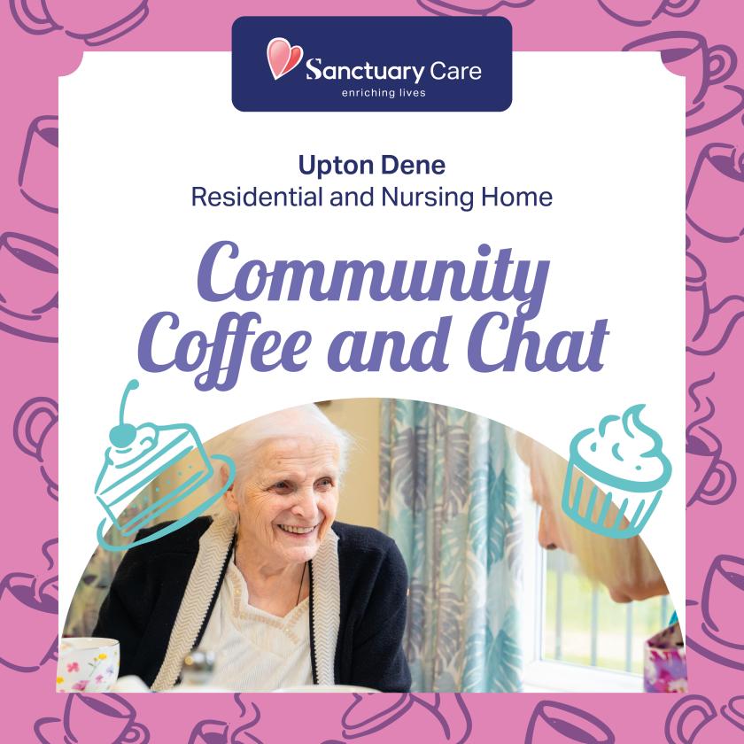 Community Coffee and Chat Poster