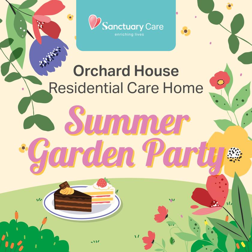 Summer Garden Party Poster