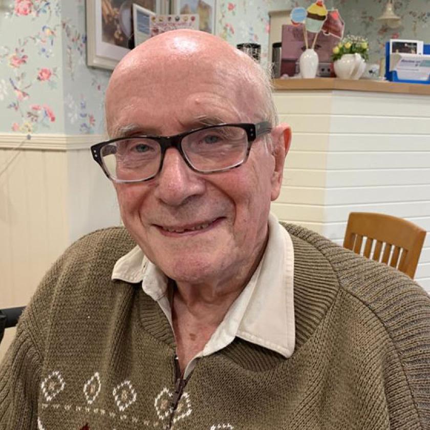 Ron Truss at Briggs Lodge Residential and Nursing Home, in Devizes 