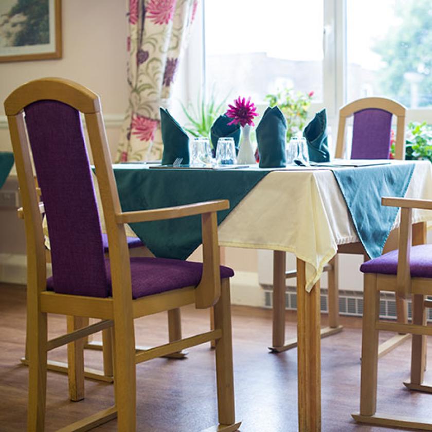 Ashgreen Park dining area
