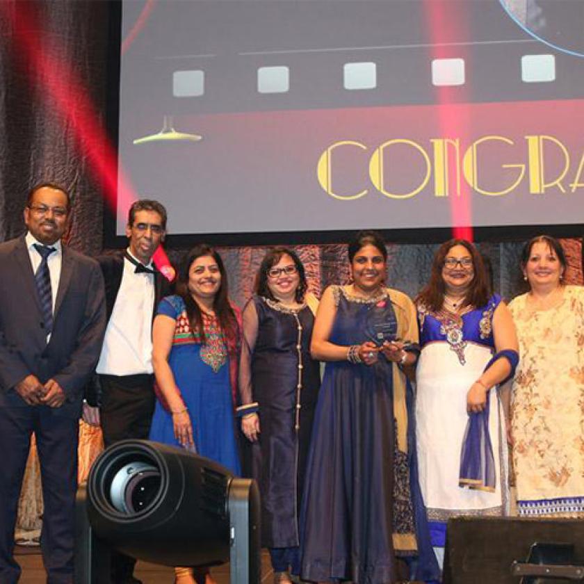 Sanctuary Care staff at the Care Awards (2018)