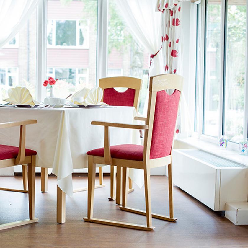 Dining room at Bradwell Court