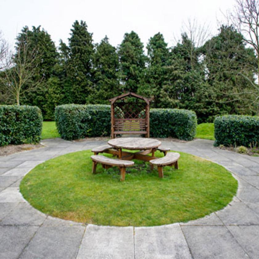 Garden area at Chadwell House