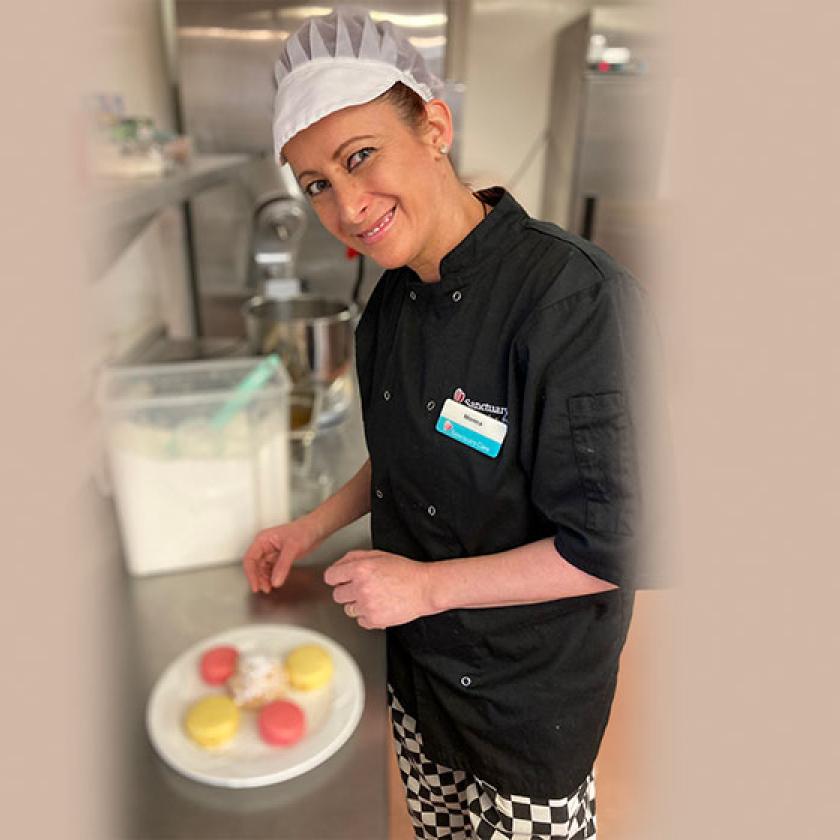 Monica, head chef at our Wantage Residential and Nursing Home, our care home in Wantage, Oxfordshire