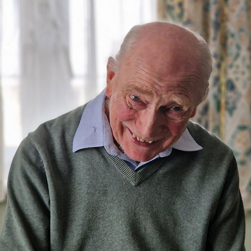 Peter loves his role as resident ambassador Our resident ambassador at The Manse, our care home in south Norwood, south London