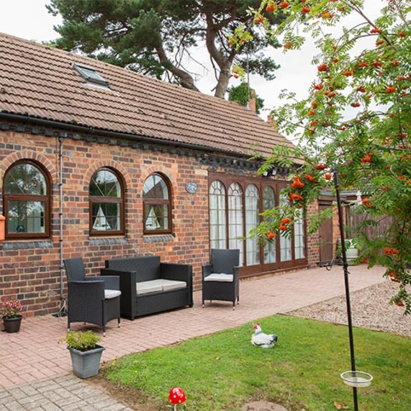 Coach house exterior at Ravenhurst
