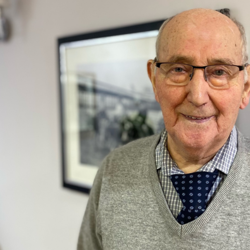 Ken enjoys respite care at Lake View Residential Care Home